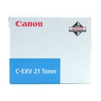 Original Canon C-EXV21 (0453B002AA) Cyan Toner Cartridge